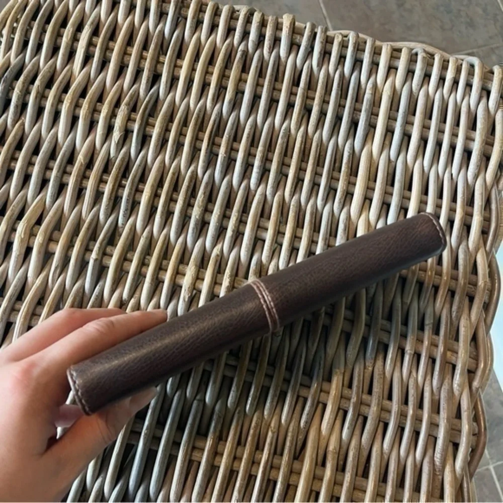 Strada brown leather wallet